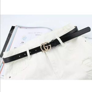Gucci not autentic skinny belt new